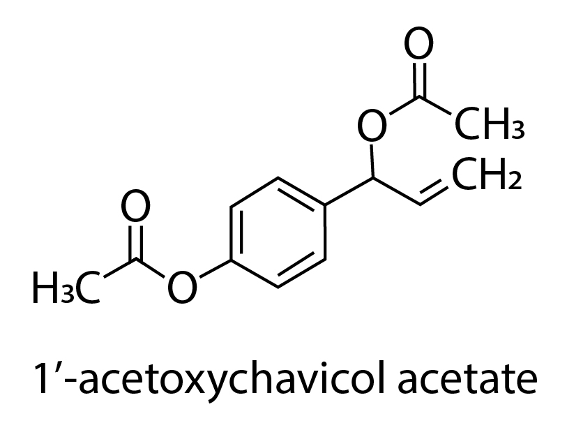 โครงสร้าง1’-acetoxychavicol acetate